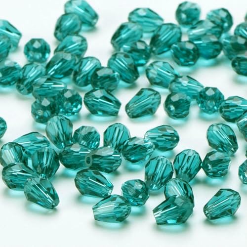 6 x 8 mm österreichische facettierte Tropfen-Glasperlen, AB-Farbe, Wassertropfen-Kristall, lose Abstandsperlen für die Schmuckherstellung, DIY-Armband-ZKSD001-023-8 x 11 mm-50–55 Stück 6 x 8 mm österreichische facettierte Tropfen-Glasperlen, AB-Farbe, Wassertropfen-Kristall, lose Abstandsperlen für die Schmuckherstellung, DIY-Armband-ZKSD001-023-8 x 11 mm-50–55 Stück von BSGUZ