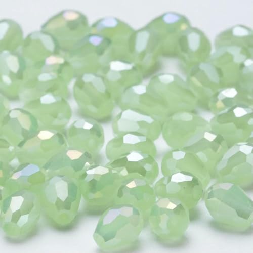 6 x 8 mm österreichische facettierte Tropfen-Glasperlen, AB-Farbe, Wassertropfen-Kristall, lose Abstandsperlen für die Schmuckherstellung, DIY-Armband-ZKSD001-030-8 x 11 mm-50–55 Stück 6 x 8 mm österreichische facettierte Tropfen-Glasperlen, AB-Farbe, Wassertropfen-Kristall, lose Abstandsperlen für die Schmuckherstellung, DIY-Armband-ZKSD001-030-8 x 11 mm-50–55 Stück von BSGUZ