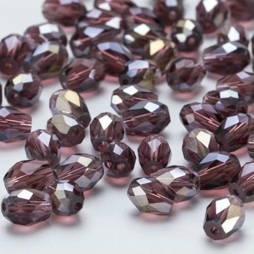 6 x 8 mm österreichische facettierte Tropfen-Glasperlen, AB-Farbe, Wassertropfen-Kristallperlen, lose Abstandsperlen für die Schmuckherstellung, DIY-Armband-ZKSD001-034-8 x 11 mm-50–55 Stück 6 x 8 mm österreichische facettierte Tropfen-Glasperlen, AB-Farbe, Wassertropfen-Kristallperlen, lose Abstandsperlen für die Schmuckherstellung, DIY-Armband-ZKSD001-034-8 x 11 mm-50–55 Stück von BSGUZ