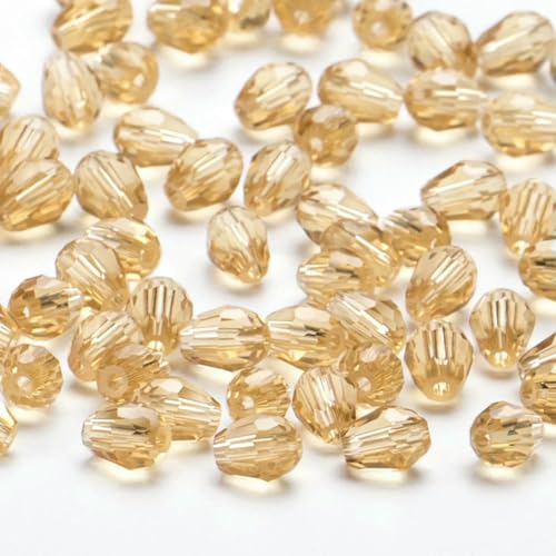 6 x 8 mm österreichische facettierte Tropfen-Glasperlen, AB-Farbe, Wassertropfen-Kristallperlen, lose Abstandsperlen für die Schmuckherstellung, DIY-Armband-ZKSD001-037-8 x 11 mm-50–55 Stück 6 x 8 mm österreichische facettierte Tropfen-Glasperlen, AB-Farbe, Wassertropfen-Kristallperlen, lose Abstandsperlen für die Schmuckherstellung, DIY-Armband-ZKSD001-037-8 x 11 mm-50–55 Stück von BSGUZ