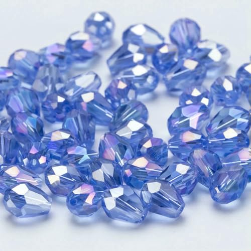 6 x 8 mm österreichische facettierte Tropfen-Glasperlen, AB-Farbe, Wassertropfen-Kristallperlen, lose Abstandsperlen zur Schmuckherstellung, DIY-Armband-ZKSD001-016-6 x 8 mm-65–70 Stück 6 x 8 mm österreichische facettierte Tropfen-Glasperlen, AB-Farbe, Wassertropfen-Kristallperlen, lose Abstandsperlen zur Schmuckherstellung, DIY-Armband-ZKSD001-016-6 x 8 mm-65–70 Stück von BSGUZ
