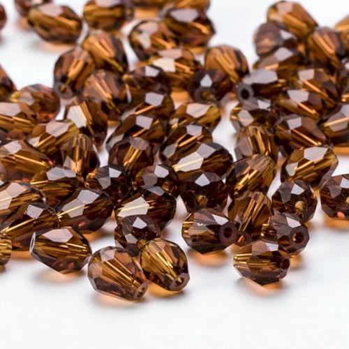 6 x 8 mm österreichische facettierte Tropfen-Glasperlen, AB-Farbe, Wassertropfen-Kristallperlen, lose Abstandsperlen zur Schmuckherstellung, DIY-Armband-ZKSD001-035-8 x 11 mm-50–55 Stück 6 x 8 mm österreichische facettierte Tropfen-Glasperlen, AB-Farbe, Wassertropfen-Kristallperlen, lose Abstandsperlen zur Schmuckherstellung, DIY-Armband-ZKSD001-035-8 x 11 mm-50–55 Stück von BSGUZ
