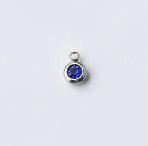 60 Stück/Los Edelstahl-Geburtsstein-Anhänger, 6,5 mm, Strasssteine, Monats-Geburtsstein-Anhänger für die DIY-Schmuckherstellung, Halskette-9 60 Stück/Los Edelstahl-Geburtsstein-Anhänger, 6,5 mm, Strasssteine, Monats-Geburtsstein-Anhänger für die DIY-Schmuckherstellung, Halskette-9 von BSGUZ
