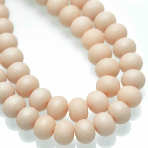 60 Stück mattierte flache Glasperlen zur Schmuckherstellung, Armbänder, Halsketten, Zubehör, DIY-Zubehör, 8 mm-6 60 Stück mattierte flache Glasperlen zur Schmuckherstellung, Armbänder, Halsketten, Zubehör, DIY-Zubehör, 8 mm-6 von BSGUZ