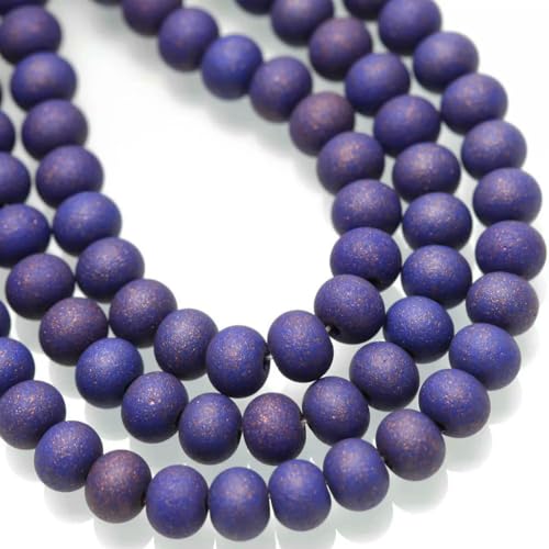 60 Stück mattierte flache Glasperlen zur Schmuckherstellung, Armbänder, Halsketten, Zubehör, DIY-Zubehör, 8 mm-8 60 Stück mattierte flache Glasperlen zur Schmuckherstellung, Armbänder, Halsketten, Zubehör, DIY-Zubehör, 8 mm-8 von BSGUZ