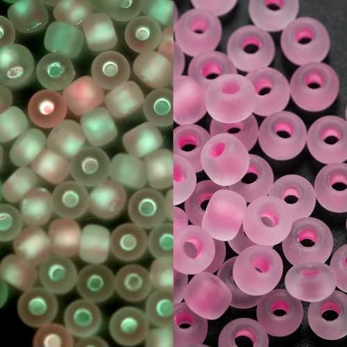 600 Stück 3,0 mm leuchtende Glasperlen, im Dunkeln leuchtend, lose Abstandsperlen für DIY-Schmuckmarkierungen, Halsketten, Armbänder, Zubehör – Pink – 3,0 mm x 600 Stück 600 Stück 3,0 mm leuchtende Glasperlen, im Dunkeln leuchtend, lose Abstandsperlen für DIY-Schmuckmarkierungen, Halsketten, Armbänder, Zubehör – Pink – 3,0 mm x 600 Stück von BSGUZ