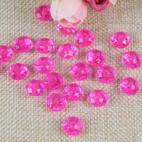 8–10 mm DIY-Handperlenanhänger, Acryl-Radperle, flach, Kristallimitat, transparent, lose Türvorhangperlen, 500 g, 26-Rosenrot, 6 mm 8–10 mm DIY-Handperlenanhänger, Acryl-Radperle, flach, Kristallimitat, transparent, lose Türvorhangperlen, 500 g, 26-Rosenrot, 6 mm von BSGUZ