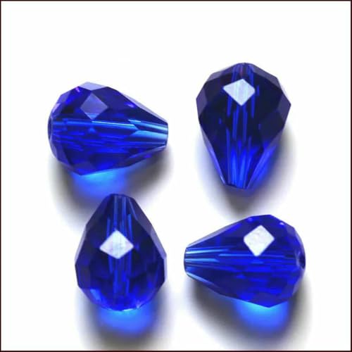 8 x 6 mm, 50 Stück, Kristallglasperlen, Tropfenform, für Modeschmuck, Ohrringe, Armbänder, Zubehör, Saphir, 8 x 6 mm, 50 Stück 8 x 6 mm, 50 Stück, Kristallglasperlen, Tropfenform, für Modeschmuck, Ohrringe, Armbänder, Zubehör, Saphir, 8 x 6 mm, 50 Stück von BSGUZ