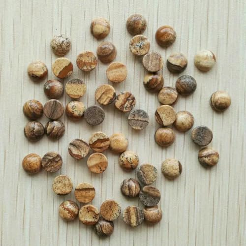 8mm Fashion verschiedene naturstein runde cab cabochon perlen für schmuck Zubehör machen Großhandel 50 teile/los-bild stein von BSGUZ