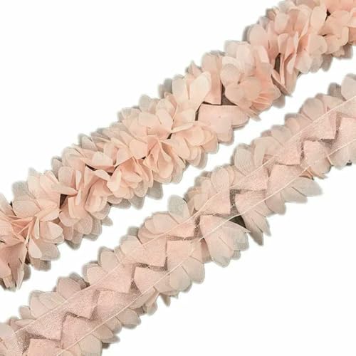 90 cm 3D-Chiffon-Blumen, DIY, 6 cm Breite, Spitzenbesatz, Spitzenband, Spitzenkleid, Dekoration, Stoffapplikation, Nähzubehör, 3–90 cm 90 cm 3D-Chiffon-Blumen, DIY, 6 cm Breite, Spitzenbesatz, Spitzenband, Spitzenkleid, Dekoration, Stoffapplikation, Nähzubehör, 3–90 cm von BSGUZ