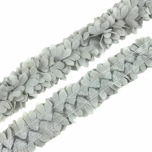 90 cm 3D-Chiffon-Blumen, DIY, 6 cm Breite, Spitzenbesatz, Spitzenband, Spitzenkleid, Dekoration, Stoffapplikation, Nähzubehör, 9–90 cm 90 cm 3D-Chiffon-Blumen, DIY, 6 cm Breite, Spitzenbesatz, Spitzenband, Spitzenkleid, Dekoration, Stoffapplikation, Nähzubehör, 9–90 cm von BSGUZ