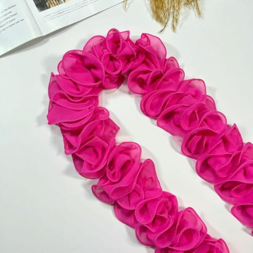 90 cm lang, 10 cm gerafft, plissiert, Perlen-Chiffon, Pilzspitze, Welle, S-Form, Rüschenbesatz, Band, glänzend, zum Nähen von Vorhängen – 15–90 cm lang 90 cm lang, 10 cm gerafft, plissiert, Perlen-Chiffon, Pilzspitze, Welle, S-Form, Rüschenbesatz, Band, glänzend, zum Nähen von Vorhängen – 15–90 cm lang von BSGUZ