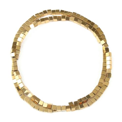 AAA+ Farbbeständigkeit, vergoldeter Hämatit, runder Würfel, Naturstein, Abstandshalter, lose Perlen zur Schmuckherstellung, DIY-Armbänder, 15 Zoll, Form 12 Würfel AAA+ Farbbeständigkeit, vergoldeter Hämatit, runder Würfel, Naturstein, Abstandshalter, lose Perlen zur Schmuckherstellung, DIY-Armbänder, 15 Zoll, Form 12 Würfel von BSGUZ