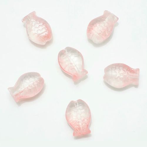 Anhänger für DIY-Perlenarmbänder, Anhänger aus farbigem Glaskristall, mittleres Loch, kleiner Fisch, Farbverlaufsfarbe, 10 x 14, 30 Stück-05-10 x 14,0 mm, 30 Stück Anhänger für DIY-Perlenarmbänder, Anhänger aus farbigem Glaskristall, mittleres Loch, kleiner Fisch, Farbverlaufsfarbe, 10 x 14, 30 Stück-05-10 x 14,0 mm, 30 Stück von BSGUZ