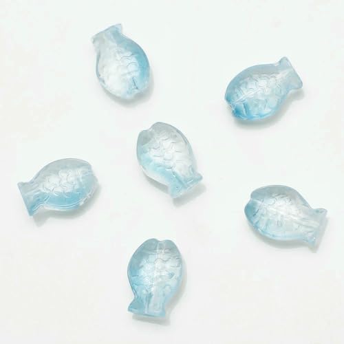 Anhänger für DIY-Perlenarmbänder, Anhänger aus farbigem Glaskristall, mittleres Loch, kleiner Fisch, Farbverlaufsfarbe, 10 x 14, 30 Stück – 11–10 x 14,0 mm, 30 Stück Anhänger für DIY-Perlenarmbänder, Anhänger aus farbigem Glaskristall, mittleres Loch, kleiner Fisch, Farbverlaufsfarbe, 10 x 14, 30 Stück – 11–10 x 14,0 mm, 30 Stück von BSGUZ