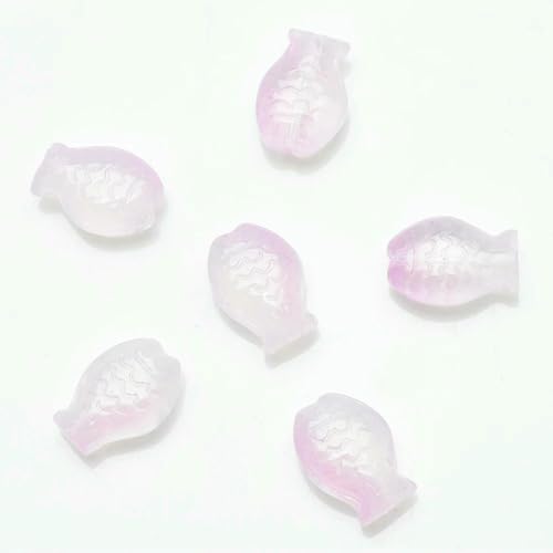 Anhänger für DIY-Perlenarmbänder, farbiger Glaskristall-Anhänger, mittleres Loch, kleiner Fisch, Farbverlaufsfarbe, 10 x 14, 30 Stück-09-10 x 14,0 mm, 30 Stück Anhänger für DIY-Perlenarmbänder, farbiger Glaskristall-Anhänger, mittleres Loch, kleiner Fisch, Farbverlaufsfarbe, 10 x 14, 30 Stück-09-10 x 14,0 mm, 30 Stück von BSGUZ