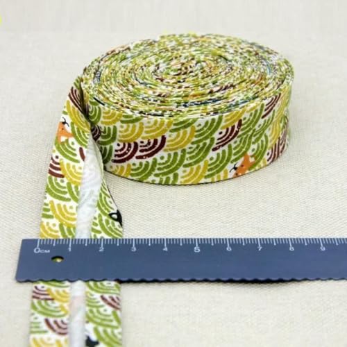Bedrucktes Schrägband, Stoffstreifen zum Basteln, Nähen, für Kleidung, Kleidung, Größe 25 mm x 5 m – 45–25 mm x 5 m Bedrucktes Schrägband, Stoffstreifen zum Basteln, Nähen, für Kleidung, Kleidung, Größe 25 mm x 5 m – 45–25 mm x 5 m von BSGUZ
