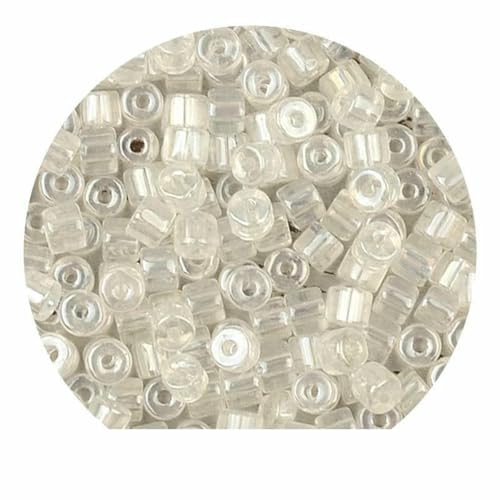 Ca. 4 x 5 mm Zylinderperlen, bunte Charms, Würfel, tschechische Glasperlen zur Schmuckherstellung, DIY-Armbandzubehör, SXY11, ca. 100 Stück, 18 g von BSGUZ