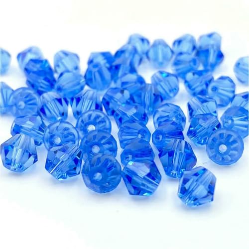Facettierte österreichische 3 4 6 mm Doppelkegel-Kristallperlen, Abstandshalter, Glasperlen für Armband, Halskette, DIY-Schmuckherstellung, J-05-4,0 mm Facettierte österreichische 3 4 6 mm Doppelkegel-Kristallperlen, Abstandshalter, Glasperlen für Armband, Halskette, DIY-Schmuckherstellung, J-05-4,0 mm von BSGUZ