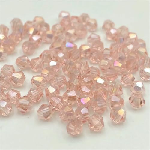 Facettierte österreichische 3 4 6 mm Doppelkegel-Kristallperlen, Abstandshalter, Glasperlen für Armband, Halskette, DIY-Schmuckherstellung, J-32-6 mm von BSGUZ