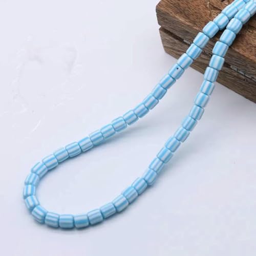 Farbige Fassperlen, DIY-Schmuckzubehör, Polymer-Ton-Perlen, Rohr-Abstandshalterperlen für die Schmuckherstellung, DIY-Handgefertigtes Armbandzubehör, 33–6 mm, 60 Stück Farbige Fassperlen, DIY-Schmuckzubehör, Polymer-Ton-Perlen, Rohr-Abstandshalterperlen für die Schmuckherstellung, DIY-Handgefertigtes Armbandzubehör, 33–6 mm, 60 Stück von BSGUZ