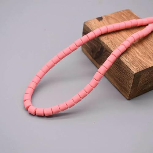 Farbige Fassperlen, DIY-Schmuckzubehör, Polymer-Ton-Perlen, Rohr-Abstandshalterperlen für die Schmuckherstellung, DIY-Handgefertigtes Armbandzubehör, 45_a, 6 mm, 60 Stück Farbige Fassperlen, DIY-Schmuckzubehör, Polymer-Ton-Perlen, Rohr-Abstandshalterperlen für die Schmuckherstellung, DIY-Handgefertigtes Armbandzubehör, 45_a, 6 mm, 60 Stück von BSGUZ
