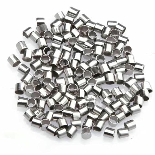 Gemischte tibetische Antik-Silber-Farben Hohlkugel Lose Röhre Metallperlen Abstandsperlen für Schmuckherstellung DIY Armband Nekclace-06 von BSGUZ