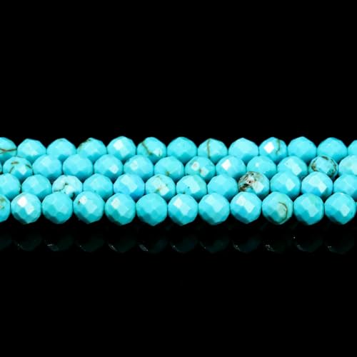 Großhandel, facettierte blaue Türkisperlen, 2 3 4,0 mm, lose Abstandshalter, Edelsteinperlen für die Schmuckherstellung, DIY-Halsketten, Armbandzubehör, Blau-Türkis, 2 mm, ca. 180 Stück Großhandel, facettierte blaue Türkisperlen, 2 3 4,0 mm, lose Abstandshalter, Edelsteinperlen für die Schmuckherstellung, DIY-Halsketten, Armbandzubehör, Blau-Türkis, 2 mm, ca. 180 Stück von BSGUZ