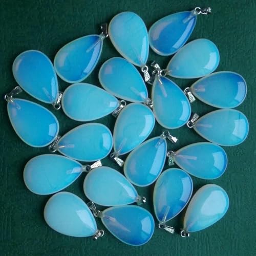 Großhandel 50 teile/los natürliche stein wasser tropfen form anhänger charme für Halsketten machen-Opal Großhandel 50 teile/los natürliche stein wasser tropfen form anhänger charme für Halsketten machen-Opal von BSGUZ