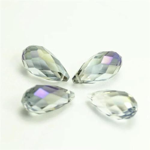 Kristalltropfen-Anhänger, blau, 6 x 12, 8 x 13, 10 x 20, 12 x 25 mm, Glasperlen, facettierte Tropfen, Schmuckzubehör für die Herstellung von Ohrringen, CD-019, 6 x 12 mm, 95 Stück Kristalltropfen-Anhänger, blau, 6 x 12, 8 x 13, 10 x 20, 12 x 25 mm, Glasperlen, facettierte Tropfen, Schmuckzubehör für die Herstellung von Ohrringen, CD-019, 6 x 12 mm, 95 Stück von BSGUZ