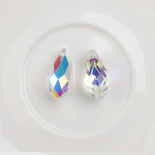 Kristalltropfen-Anhänger, blau, 6 x 12, 8 x 13, 10 x 20, 12 x 25 mm, Glasperlen, facettierte Tropfen, Schmuckzubehör für die Herstellung von Ohrringen, CHAB01, 8 x 13,0 mm, 45 Stück Kristalltropfen-Anhänger, blau, 6 x 12, 8 x 13, 10 x 20, 12 x 25 mm, Glasperlen, facettierte Tropfen, Schmuckzubehör für die Herstellung von Ohrringen, CHAB01, 8 x 13,0 mm, 45 Stück von BSGUZ