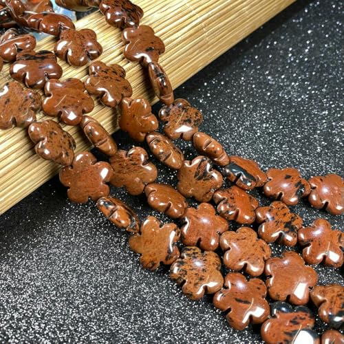 Lose Isolationsperlen aus Naturstein in Blumenform, Halbfertigperlen für die Schmuckherstellung, DIY-Armband, Halskettenzubehör, Goldsand, 16 x 16 mm Lose Isolationsperlen aus Naturstein in Blumenform, Halbfertigperlen für die Schmuckherstellung, DIY-Armband, Halskettenzubehör, Goldsand, 16 x 16 mm von BSGUZ