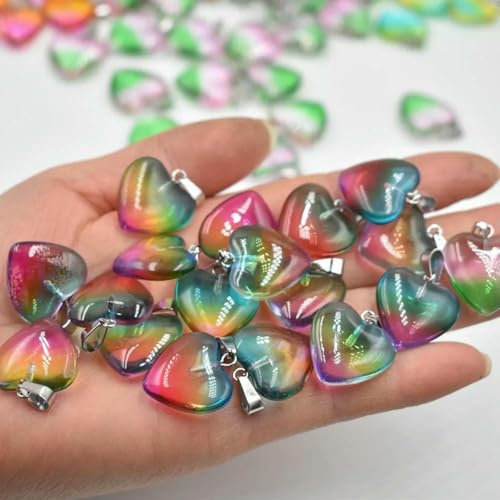Mode gute schöne glas kristall gemischt herz form anhänger 20mm für DIY schmuck machen 50 teile/los Großhandel No7 Mode gute schöne glas kristall gemischt herz form anhänger 20mm für DIY schmuck machen 50 teile/los Großhandel No7 von BSGUZ