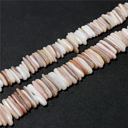 Natürliche weiße Perlmutt-Mopp-Muschelperlen, runde Muscheln, lose Perlen zur Schmuckherstellung, DIY-Armband, Halskettenzubehör, 39,5 x 18 mm, 38,1 cm Natürliche weiße Perlmutt-Mopp-Muschelperlen, runde Muscheln, lose Perlen zur Schmuckherstellung, DIY-Armband, Halskettenzubehör, 39,5 x 18 mm, 38,1 cm von BSGUZ
