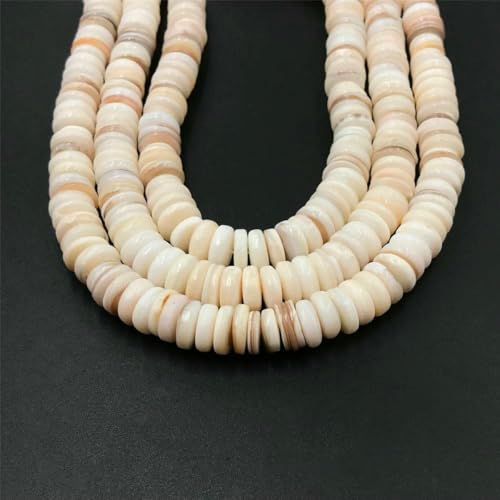 Natürliche weiße Perlmutt-Muschelperlen, runde Muscheln, lose Perlen zur Schmuckherstellung, DIY-Armband, Halskettenzubehör, 18 Spacer, 8 mm, 15 Zoll Natürliche weiße Perlmutt-Muschelperlen, runde Muscheln, lose Perlen zur Schmuckherstellung, DIY-Armband, Halskettenzubehör, 18 Spacer, 8 mm, 15 Zoll von BSGUZ