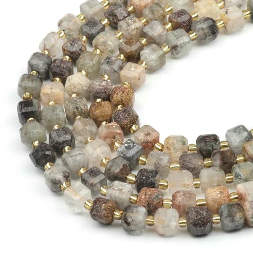 Natürlicher Phantom-Amethyst, Phantom-Kristall, synthetischer Türkis, facettierte Würfel, lose Perlen zur Schmuckherstellung, DIY-Phantom-Kristall, 6 mm Natürlicher Phantom-Amethyst, Phantom-Kristall, synthetischer Türkis, facettierte Würfel, lose Perlen zur Schmuckherstellung, DIY-Phantom-Kristall, 6 mm von BSGUZ