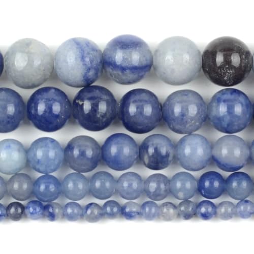 Naturstein, blauer Kristall, Jade, Jaspis, Achat, Türkis, Abstandshalter, lose, runde Perlen für die Schmuckherstellung, DIY-Zubehör, Großhandel, Aventurin, 8 mm Naturstein, blauer Kristall, Jade, Jaspis, Achat, Türkis, Abstandshalter, lose, runde Perlen für die Schmuckherstellung, DIY-Zubehör, Großhandel, Aventurin, 8 mm von BSGUZ