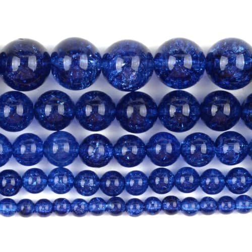 Naturstein, blauer Kristall, Jade, Jaspis, Achat, Türkis, Abstandshalter, lose, runde Perlen für die Schmuckherstellung, DIY-Zubehör, Großhandel, blauer gebrochener Kristall, 10 mm Naturstein, blauer Kristall, Jade, Jaspis, Achat, Türkis, Abstandshalter, lose, runde Perlen für die Schmuckherstellung, DIY-Zubehör, Großhandel, blauer gebrochener Kristall, 10 mm von BSGUZ