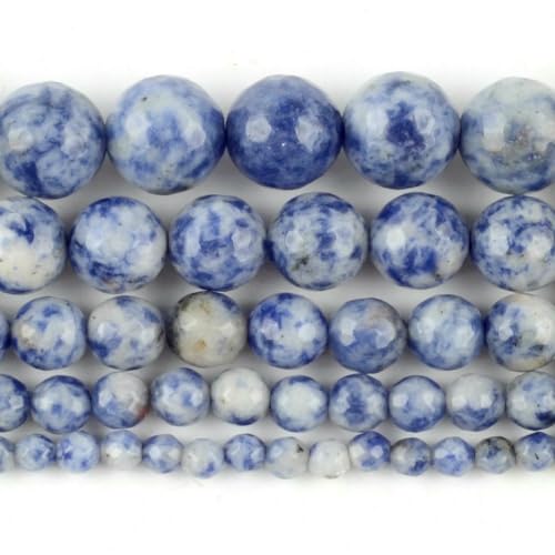 Naturstein, blauer Kristall, Jade, Jaspis, Achat, Türkis, Abstandshalter, lose, runde Perlen für die Schmuckherstellung, DIY-Zubehör, Großhandel, facettiert, 8 mm Naturstein, blauer Kristall, Jade, Jaspis, Achat, Türkis, Abstandshalter, lose, runde Perlen für die Schmuckherstellung, DIY-Zubehör, Großhandel, facettiert, 8 mm von BSGUZ