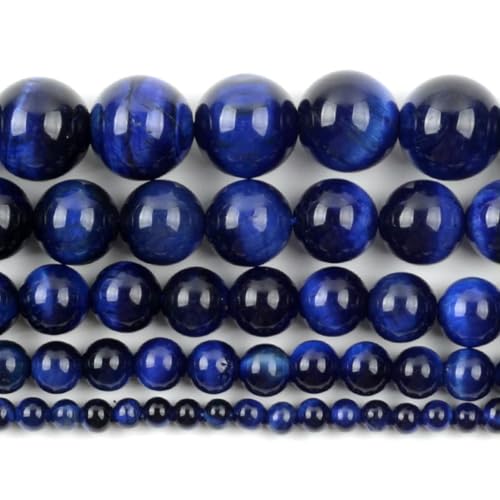 Naturstein, blauer Kristall, Jade, Jaspis, Achate, Türkis, Abstandshalter, lose, runde Perlen für die Schmuckherstellung, DIY-Zubehör, Großhandel, Tigerauge, 10 mm Naturstein, blauer Kristall, Jade, Jaspis, Achate, Türkis, Abstandshalter, lose, runde Perlen für die Schmuckherstellung, DIY-Zubehör, Großhandel, Tigerauge, 10 mm von BSGUZ