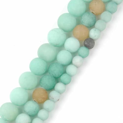 Naturstein, matt, Kristallquarz, Amazonit, Howlith, Türkis, Web-Jaspis, runde Perlen zur Schmuckherstellung, DIY-Armbänder – Grüner Amazonit – 8 mm Naturstein, matt, Kristallquarz, Amazonit, Howlith, Türkis, Web-Jaspis, runde Perlen zur Schmuckherstellung, DIY-Armbänder – Grüner Amazonit – 8 mm von BSGUZ