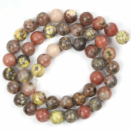 Naturstein, matt, Kristallquarz, Amazonit, Howlith, Türkis, Web-Jaspis, runde Perlen zur Schmuckherstellung, DIY-Armbänder – Roter Pflaumenjaspis – 8 mm Naturstein, matt, Kristallquarz, Amazonit, Howlith, Türkis, Web-Jaspis, runde Perlen zur Schmuckherstellung, DIY-Armbänder – Roter Pflaumenjaspis – 8 mm von BSGUZ