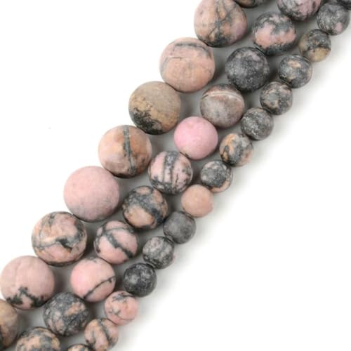 Naturstein, matt, Kristallquarz, Amazonit, Howlith, Türkis, Web-Jaspis, runde Perlen zur Schmuckherstellung, DIY-Armbänder – schwarze Spitze – 4,0 mm Naturstein, matt, Kristallquarz, Amazonit, Howlith, Türkis, Web-Jaspis, runde Perlen zur Schmuckherstellung, DIY-Armbänder – schwarze Spitze – 4,0 mm von BSGUZ