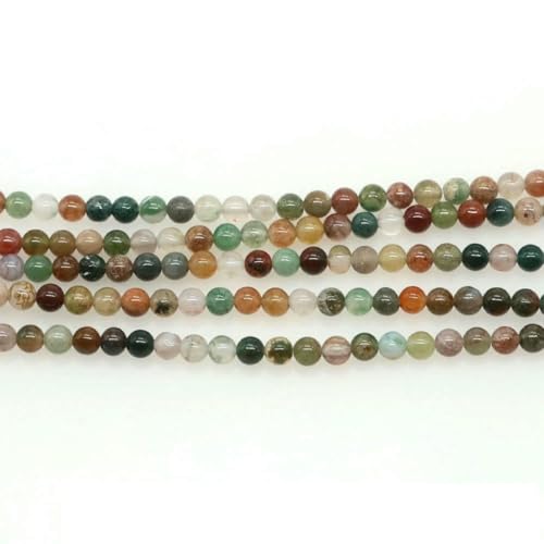 Naturstein 2 mm 3,0 mm 4,0 mm runde Perlen, Amethyst, Rosenquarz, Achat, Kristall, lose Perle zur Schmuckherstellung, DIY-Armband, Halskette, Indien-Achat, 3,0 mm, 115 bis 125 Stück Naturstein 2 mm 3,0 mm 4,0 mm runde Perlen, Amethyst, Rosenquarz, Achat, Kristall, lose Perle zur Schmuckherstellung, DIY-Armband, Halskette, Indien-Achat, 3,0 mm, 115 bis 125 Stück von BSGUZ
