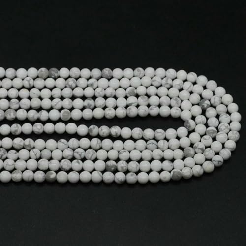 Naturstein 2 mm 3,0 mm 4,0 mm runde Perlen, Amethyst, Rosenquarz, Achat, Kristall, lose Perle zur Schmuckherstellung, DIY-Armband, Halskette – Weiß-Türkis – 4,0 mm, 85 bis 90 Stück Naturstein 2 mm 3,0 mm 4,0 mm runde Perlen, Amethyst, Rosenquarz, Achat, Kristall, lose Perle zur Schmuckherstellung, DIY-Armband, Halskette – Weiß-Türkis – 4,0 mm, 85 bis 90 Stück von BSGUZ