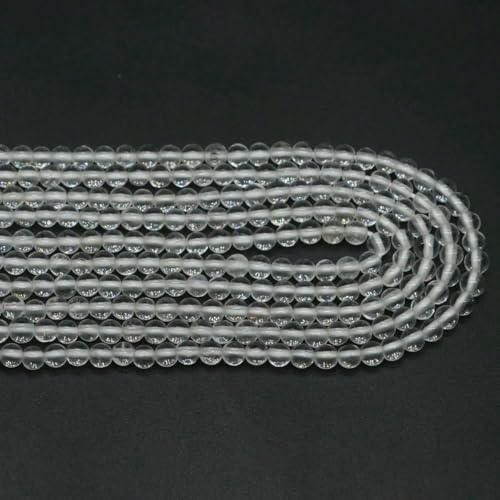 Naturstein 2 mm 3,0 mm 4,0 mm runde Perlen, Amethyst, Rosenquarz, Achat, Kristall, lose Perle zur Schmuckherstellung, DIY-Armband, Halskette – klarer Quarz – 4,0 mm, 85 bis 90 Stück Naturstein 2 mm 3,0 mm 4,0 mm runde Perlen, Amethyst, Rosenquarz, Achat, Kristall, lose Perle zur Schmuckherstellung, DIY-Armband, Halskette – klarer Quarz – 4,0 mm, 85 bis 90 Stück von BSGUZ