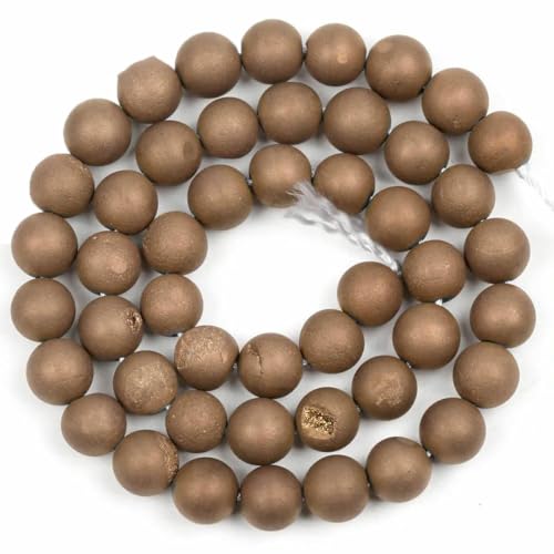 Naturstein-Achat, Glas, Quarz, Türkis, Druzy, Abstandshalter, lose, runde Cloisonné-Perlen für die Schmuckherstellung, DIY-Zubehör, Großhandel, Bronze-Druzy, 12 mm Naturstein-Achat, Glas, Quarz, Türkis, Druzy, Abstandshalter, lose, runde Cloisonné-Perlen für die Schmuckherstellung, DIY-Zubehör, Großhandel, Bronze-Druzy, 12 mm von BSGUZ