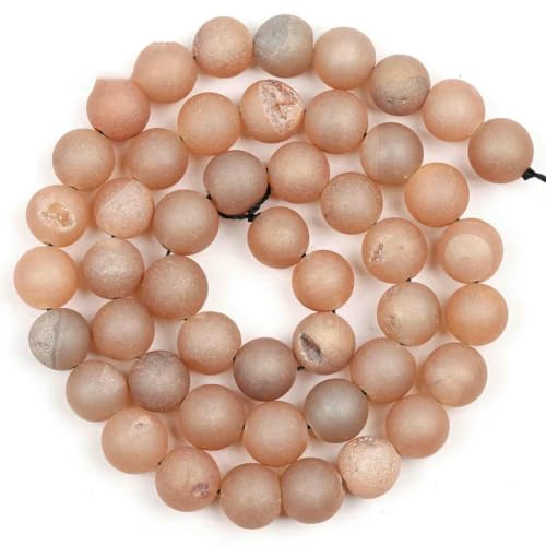 Naturstein-Achat, Glas, Quarz, Türkis, Druzy-Abstandshalter, lose, runde Cloisonné-Perlen zur Schmuckherstellung, DIY-Zubehör, Großhandel, Druzy-Achat, 12 mm Naturstein-Achat, Glas, Quarz, Türkis, Druzy-Abstandshalter, lose, runde Cloisonné-Perlen zur Schmuckherstellung, DIY-Zubehör, Großhandel, Druzy-Achat, 12 mm von BSGUZ