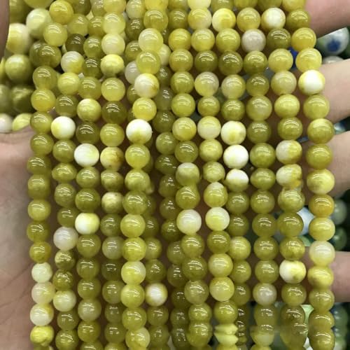 Naturstein-Schmuckzubehör, gelb, türkis, türkis, grün, Achat, gemischte Farben, Perlen – Farbnummer 12, Zitronen-Jade – 8 mm Naturstein-Schmuckzubehör, gelb, türkis, türkis, grün, Achat, gemischte Farben, Perlen – Farbnummer 12, Zitronen-Jade – 8 mm von BSGUZ
