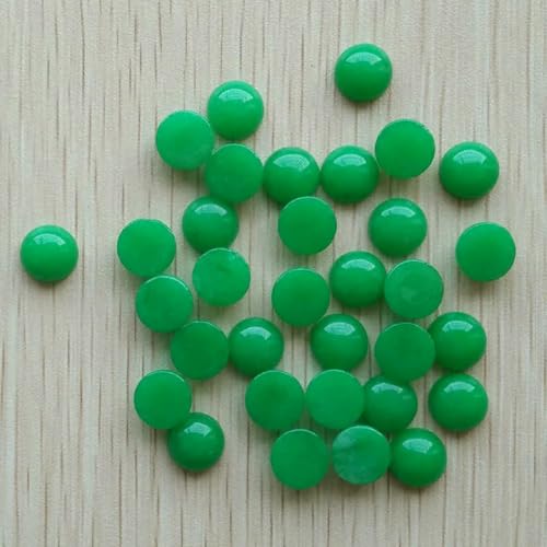 Naturstein gemischten runde CABOCHON 10mm perlen für DIY schmuck Zubehör 50 teile/los-malaysische jade von BSGUZ
